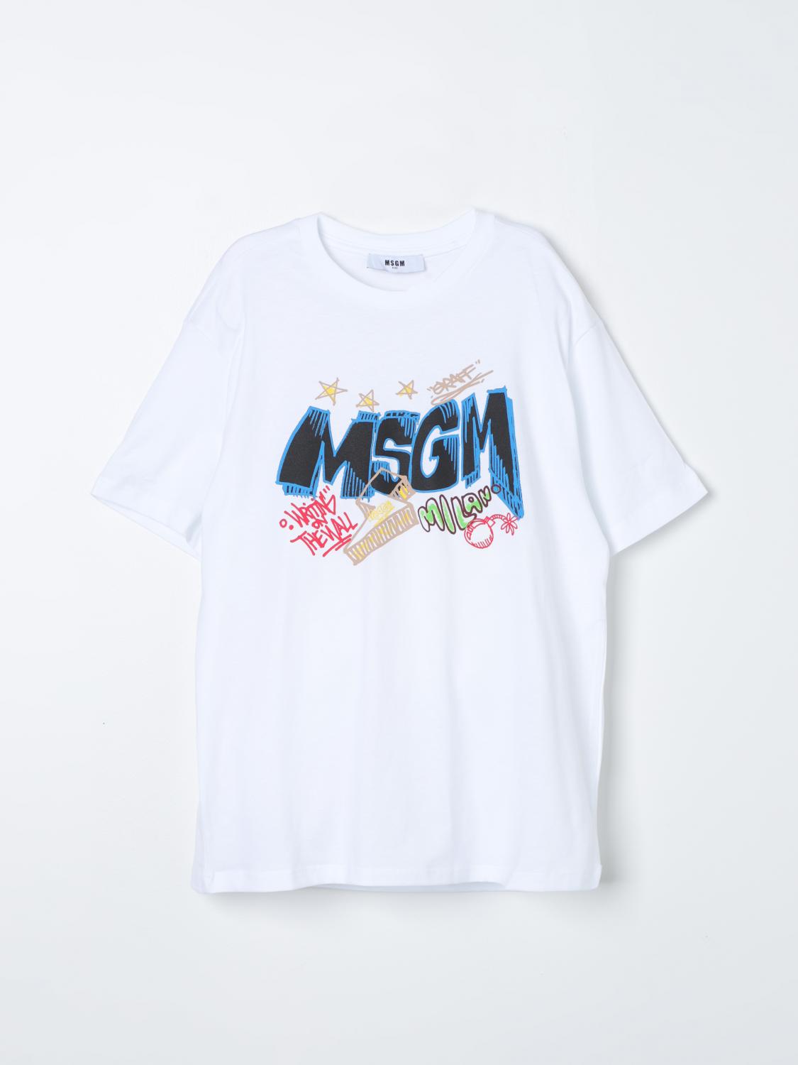 Msgm Kids T-Shirt MSGM KIDS Kids colour White