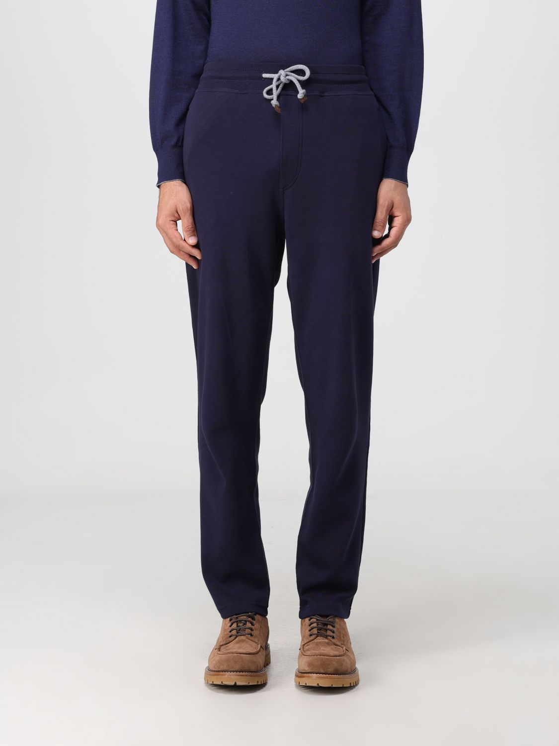 Brunello Cucinelli Trousers BRUNELLO CUCINELLI Men colour Blue