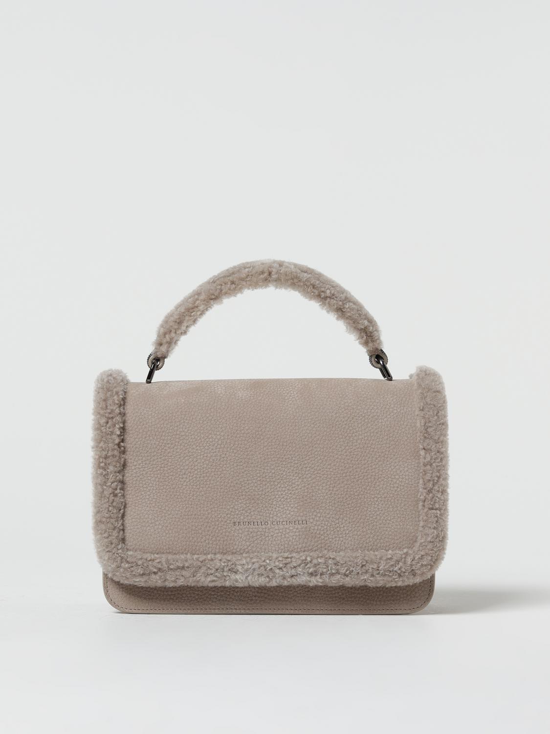 Brunello Cucinelli Handbag BRUNELLO CUCINELLI Woman colour Grey