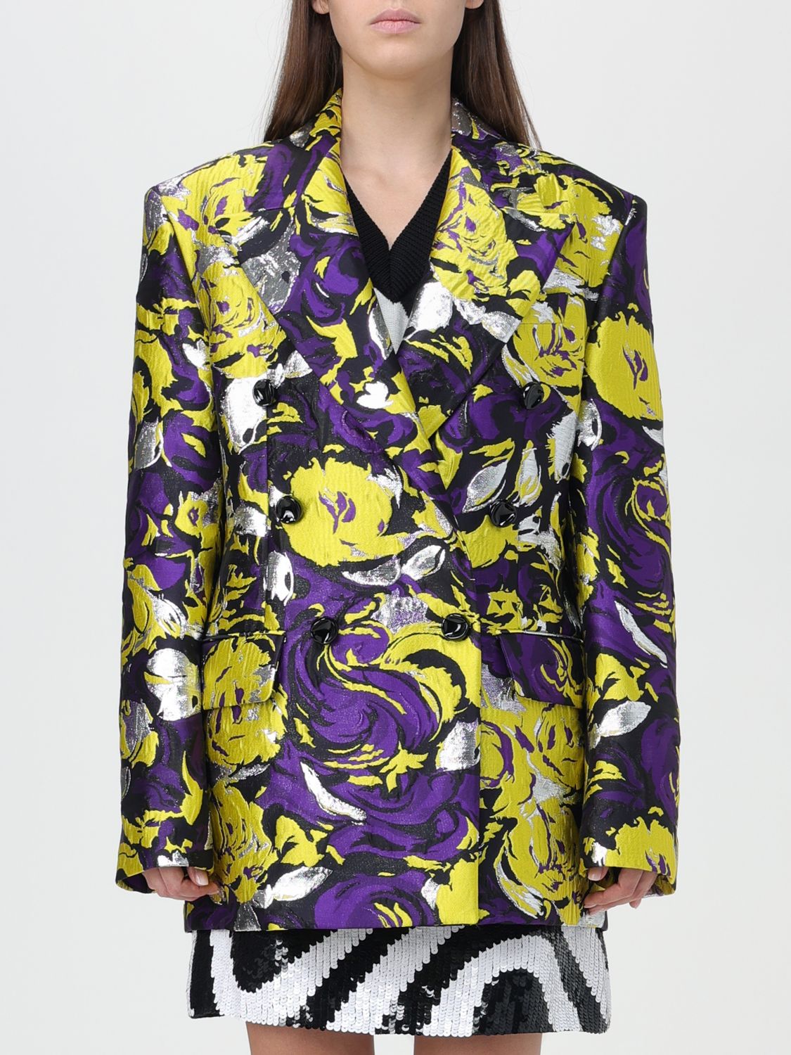 Msgm Blazer MSGM Woman colour Yellow