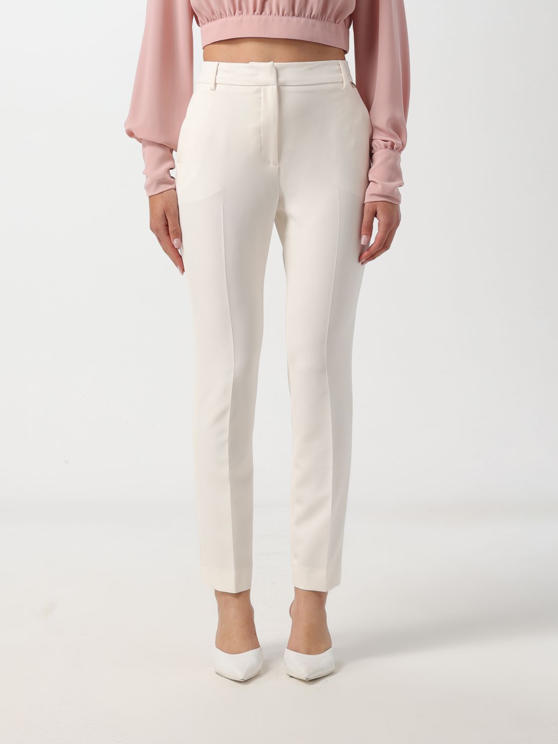 Liu Jo Trousers LIU JO Woman colour White