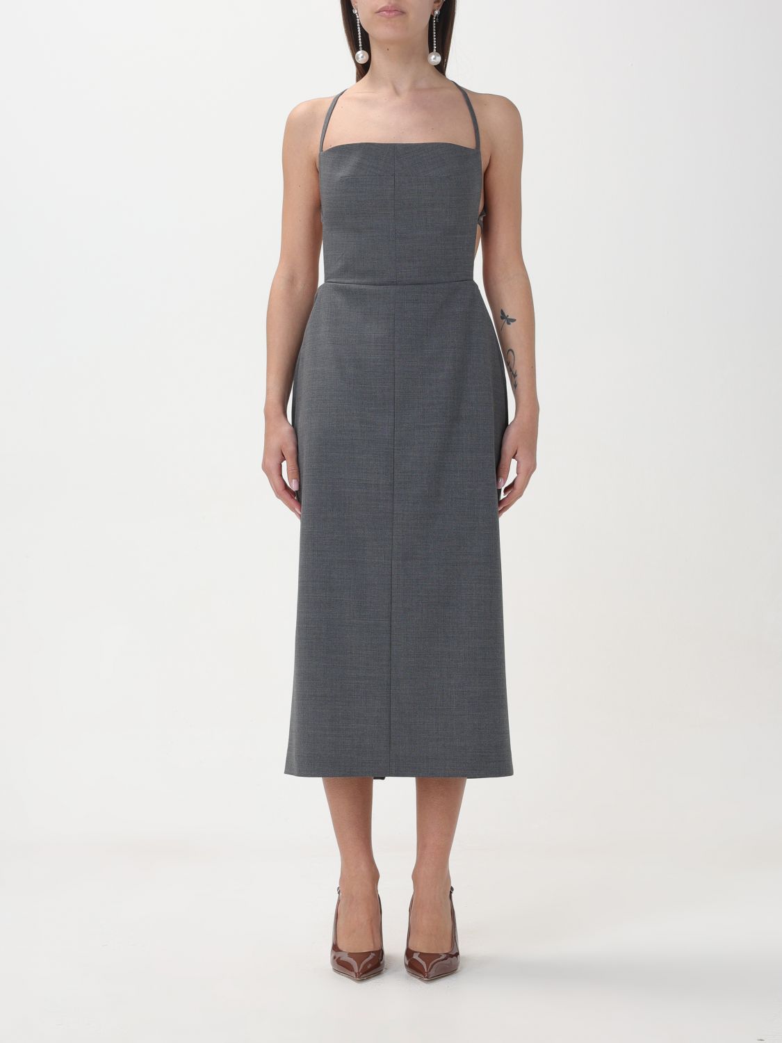 Philosophy Di Lorenzo Serafini Dress PHILOSOPHY DI LORENZO SERAFINI Woman colour Grey