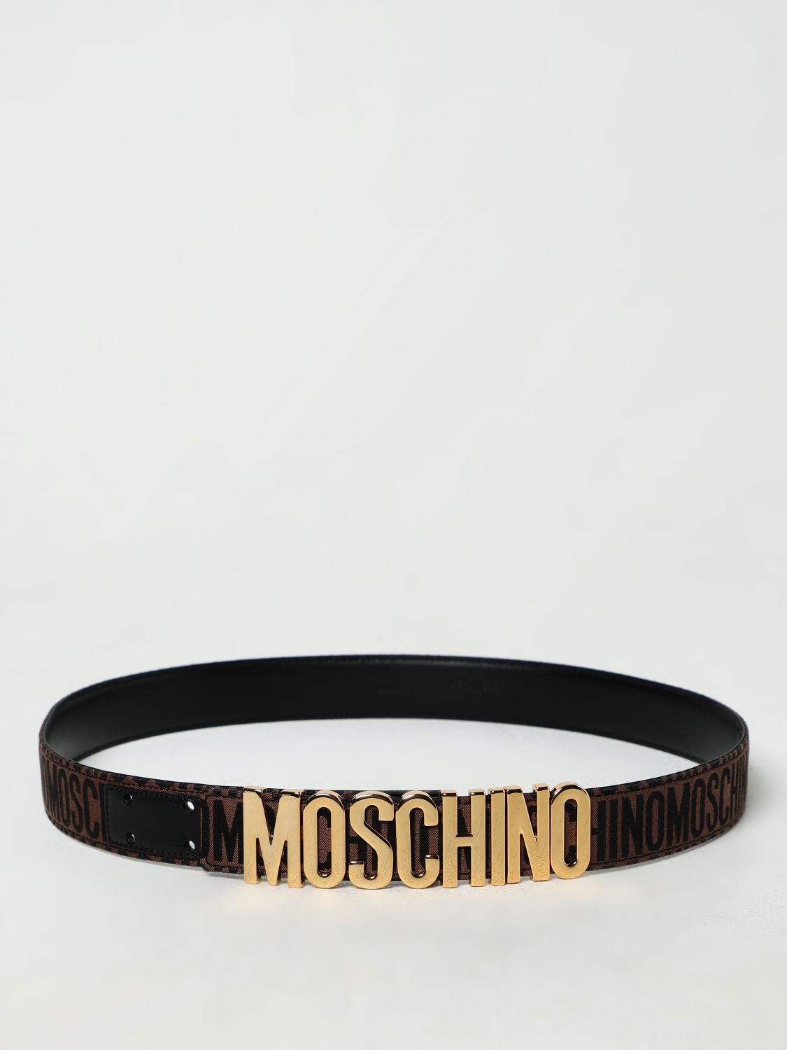 Moschino Couture Belt MOSCHINO COUTURE Men colour Brown