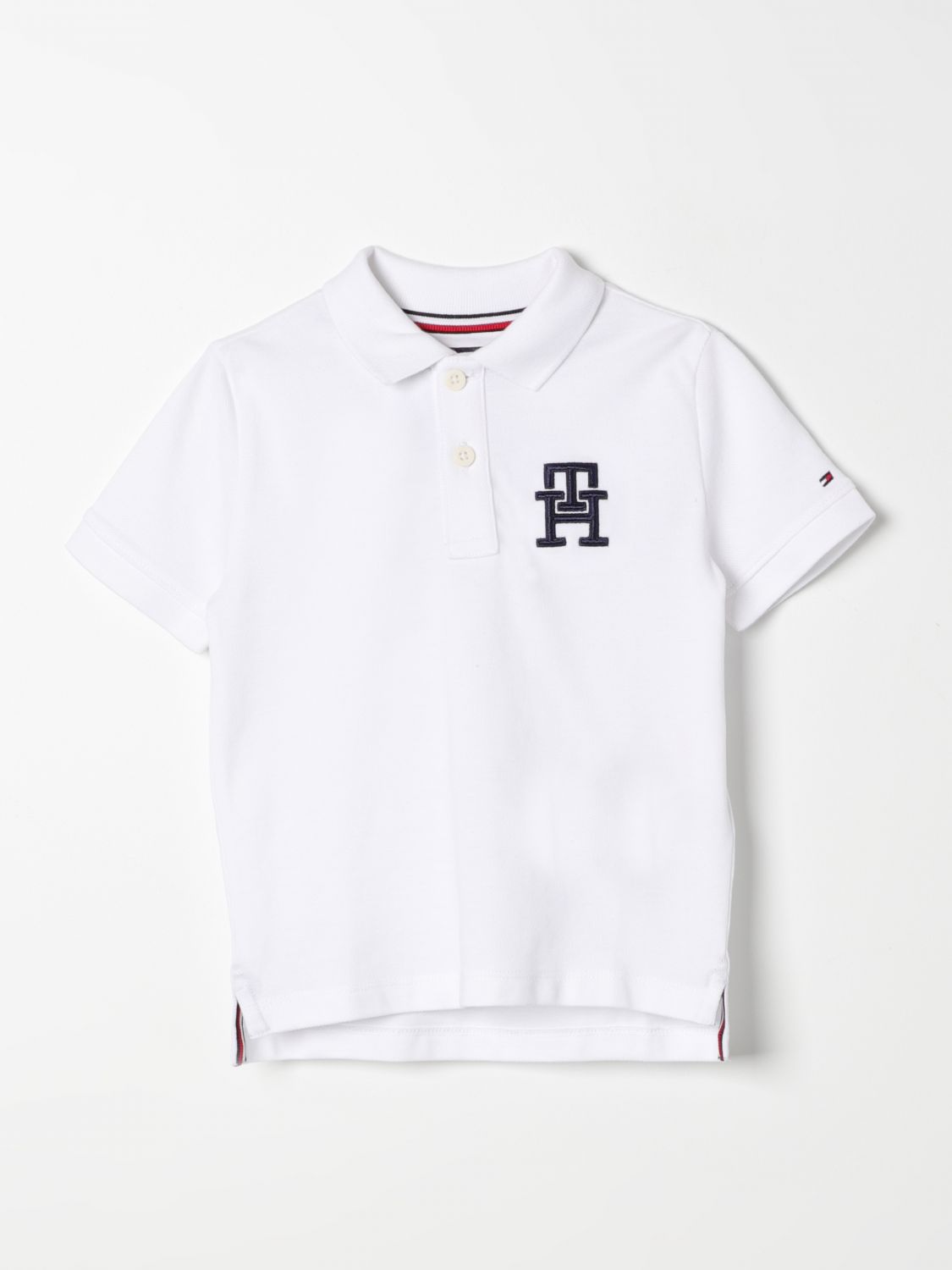 Tommy Hilfiger Polo Shirt TOMMY HILFIGER Kids colour White