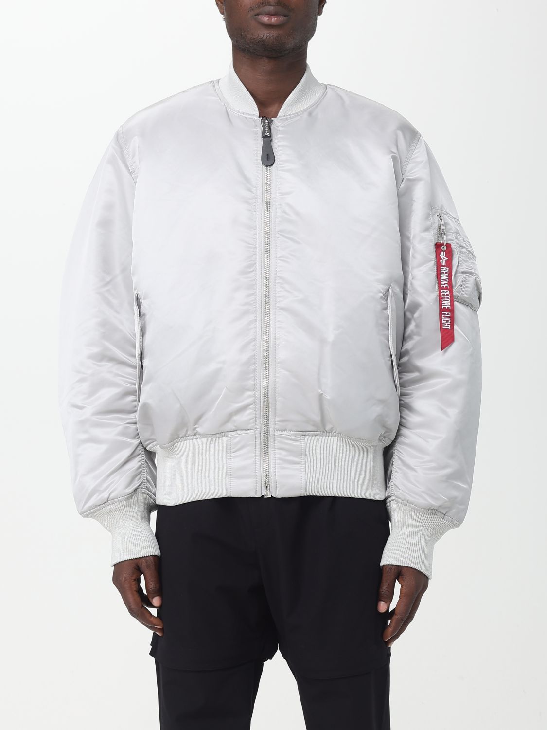 Alpha Industries Jacket ALPHA INDUSTRIES Men colour Grey