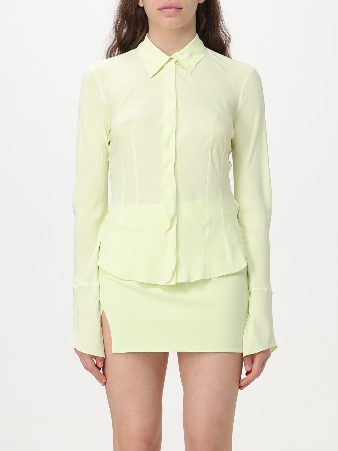 Patrizia Pepe Shirt PATRIZIA PEPE Woman colour Lime