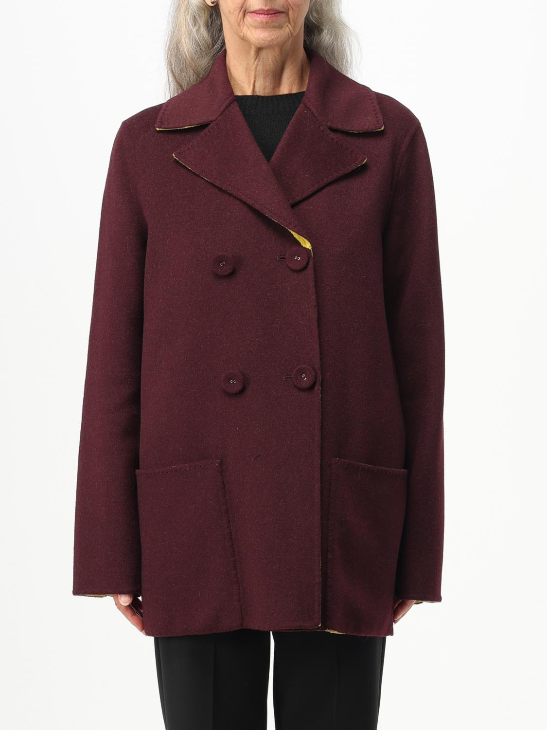 Maliparmi Coat MALIPARMI Woman colour Burgundy