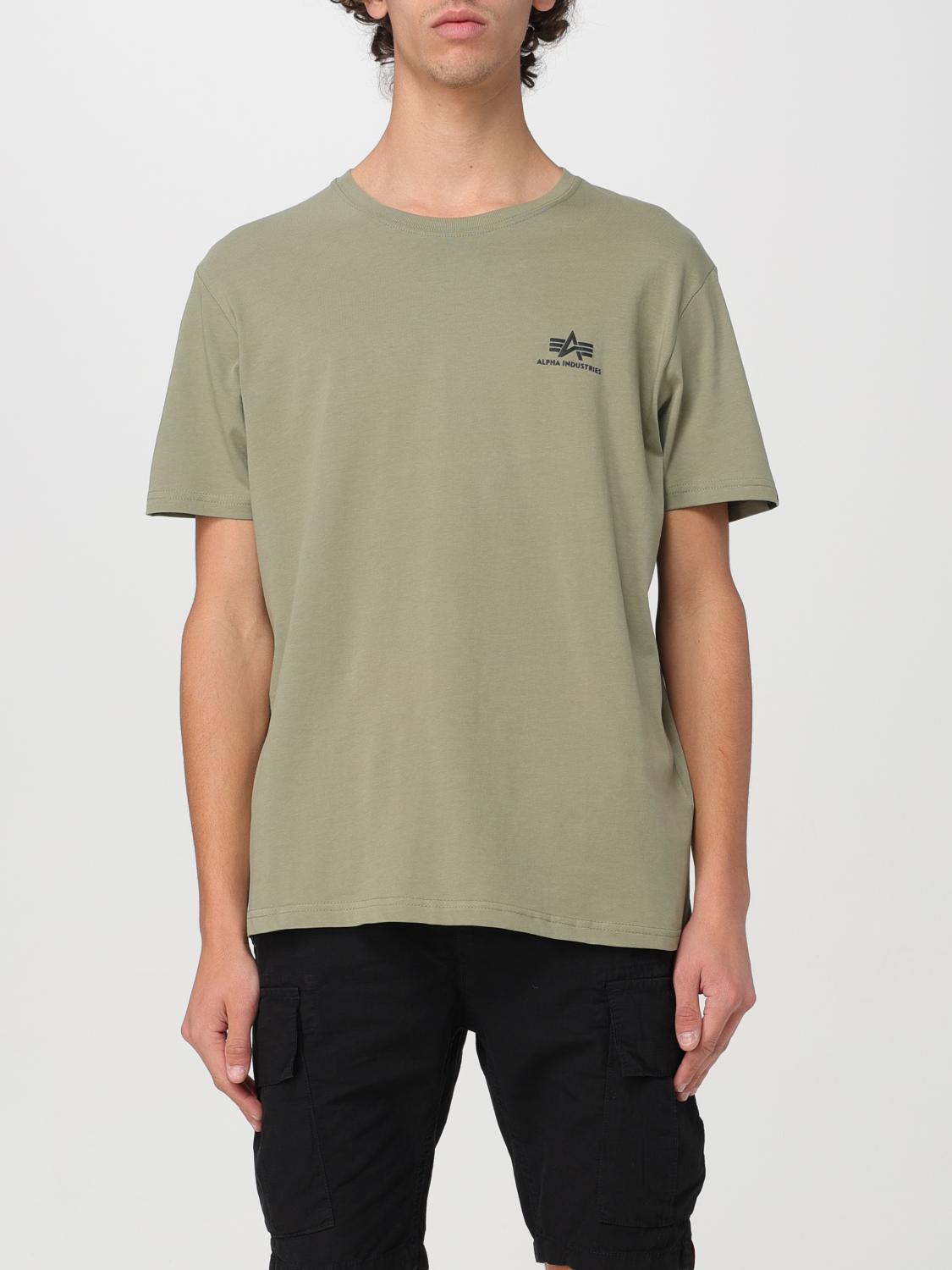 Alpha Industries T-Shirt ALPHA INDUSTRIES Men colour Olive