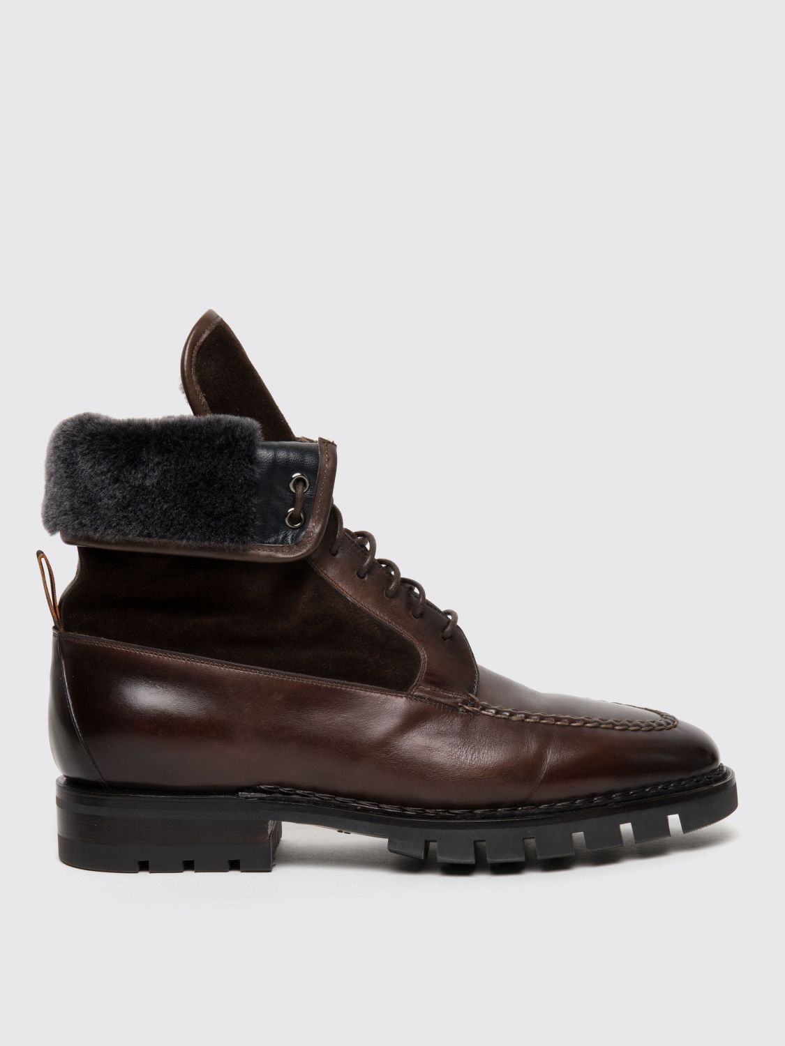 Santoni Boots SANTONI Men colour Brown