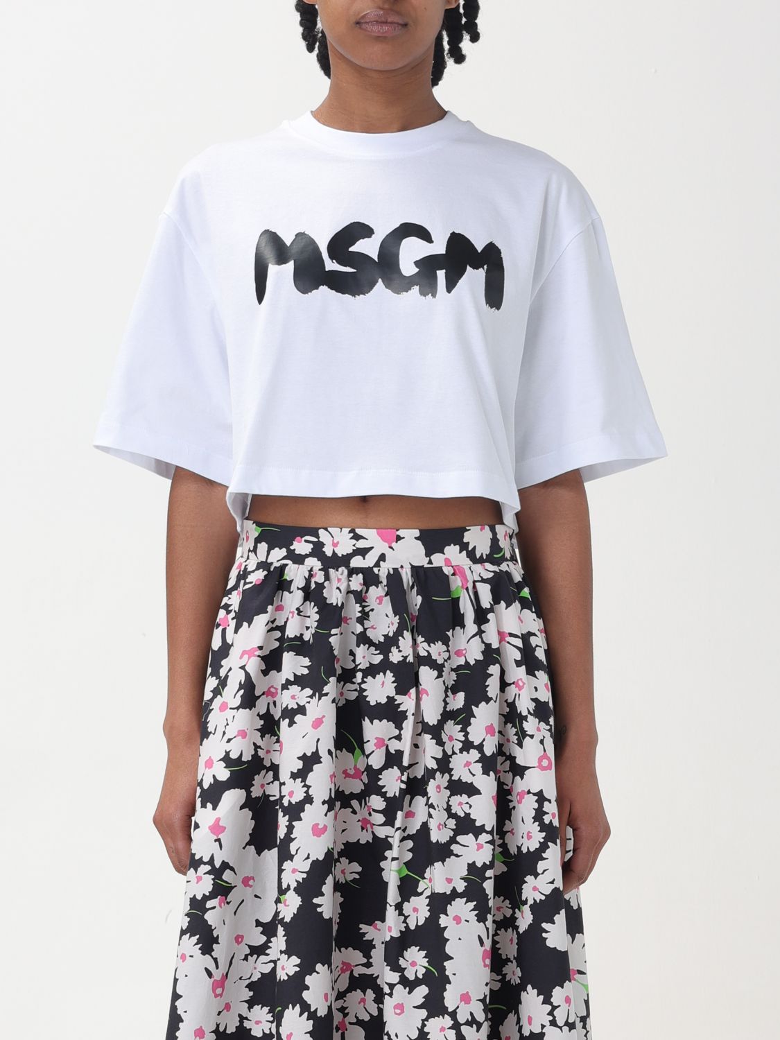 Msgm T-Shirt MSGM Woman colour White