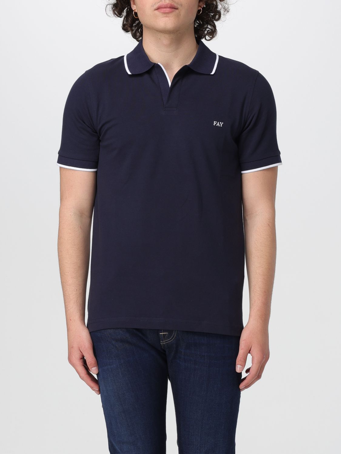 Fay Polo Shirt FAY Men colour Blue