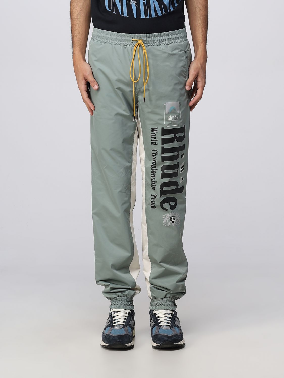 Rhude Trousers RHUDE Men colour Sage