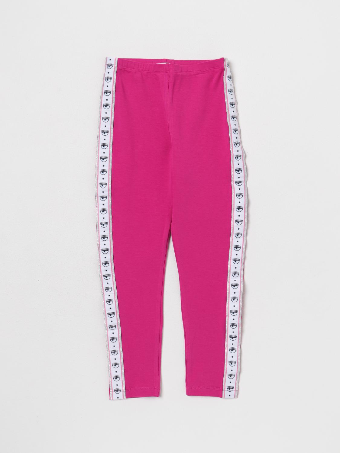 CHIARA FERRAGNI Trousers CHIARA FERRAGNI Kids colour Fuchsia