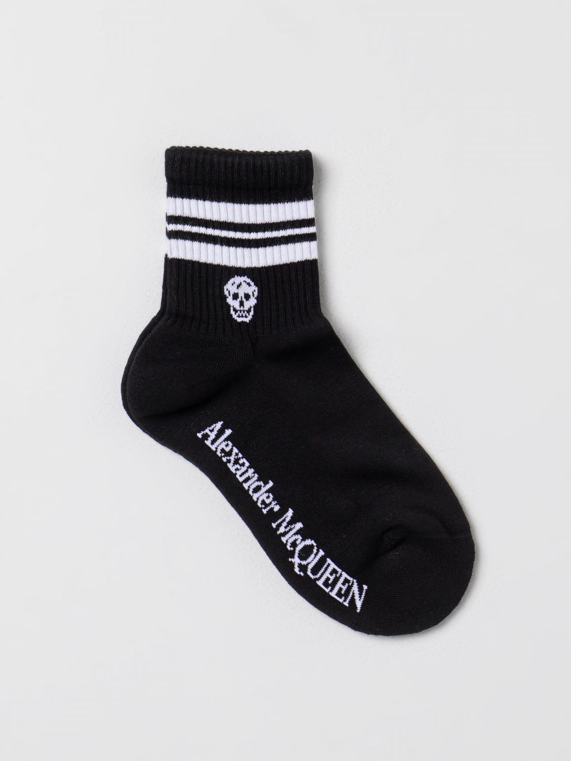 Alexander McQueen Socks ALEXANDER MCQUEEN Woman colour Black