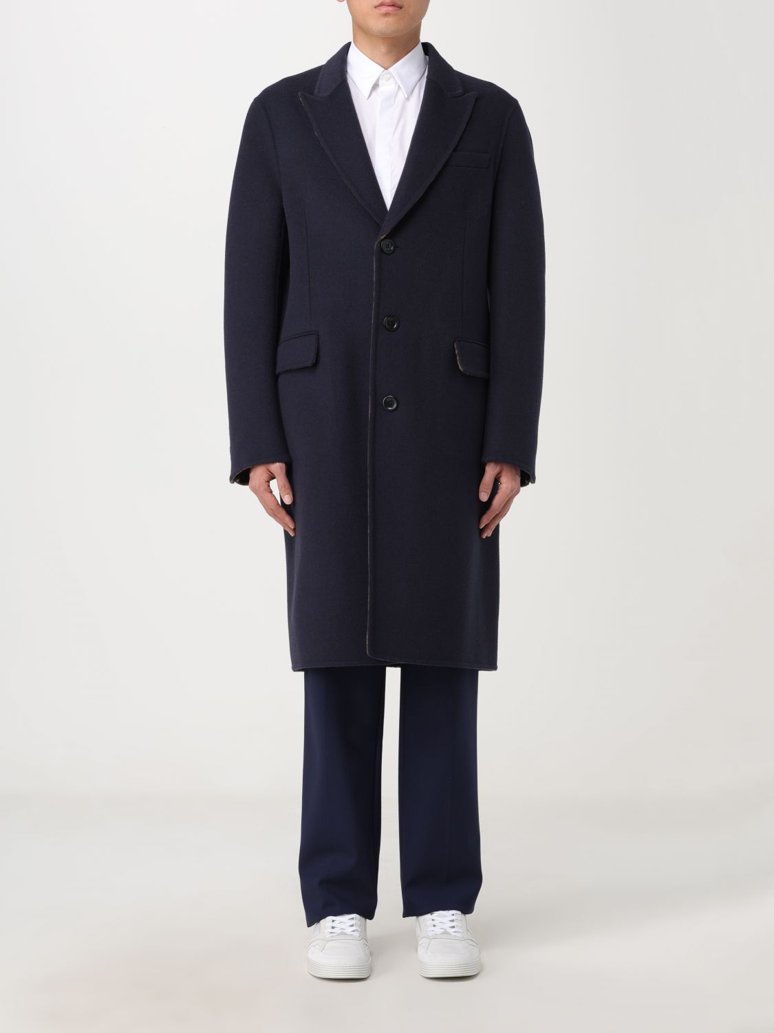 FENDI Coat FENDI Men colour Blue