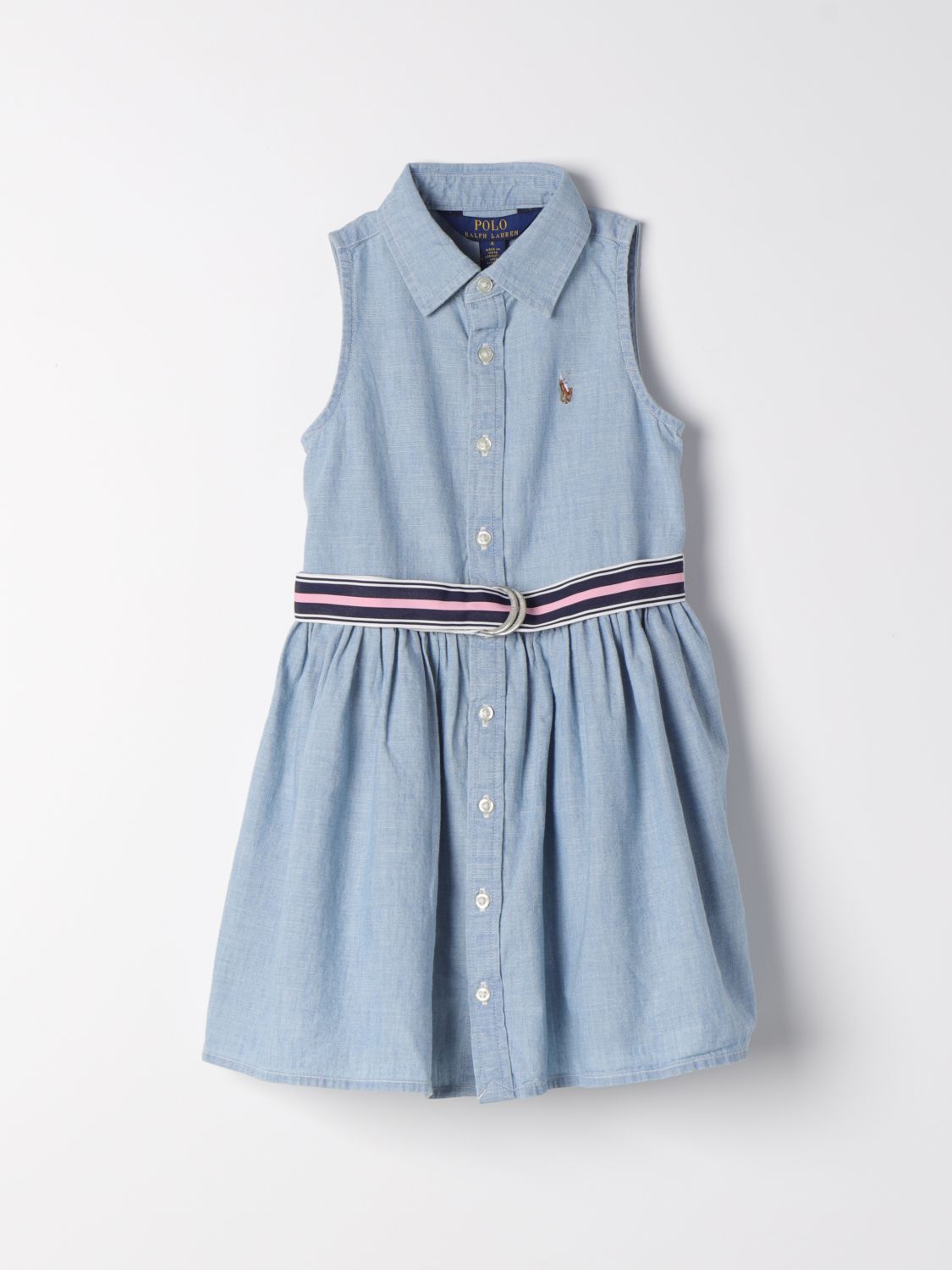 Polo Ralph Lauren Dress POLO RALPH LAUREN Kids colour Blue