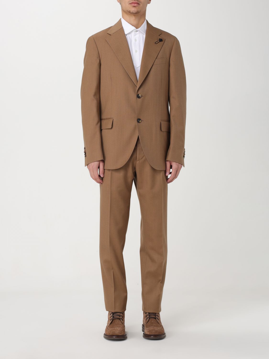 Lardini Suit LARDINI Men colour Beige