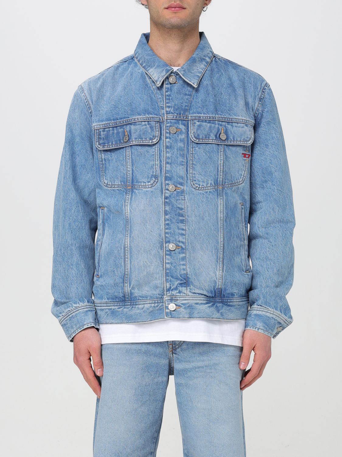 Diesel Jacket DIESEL Men colour Denim