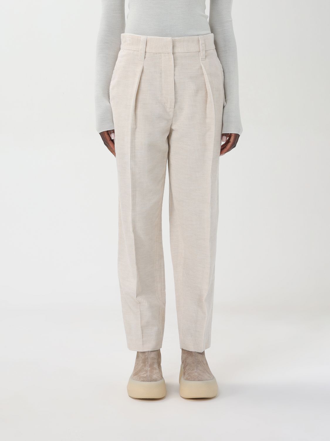 Brunello Cucinelli Pants BRUNELLO CUCINELLI Woman color White