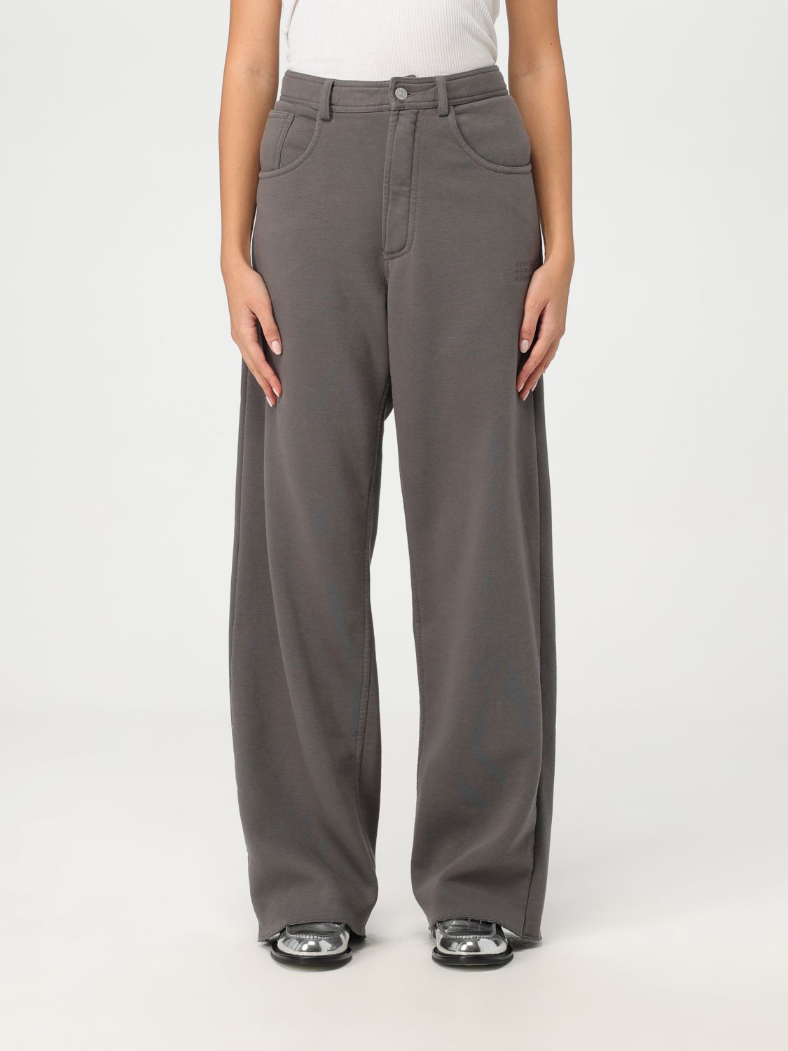 MM6 Maison Margiela Trousers MM6 MAISON MARGIELA Woman colour Grey