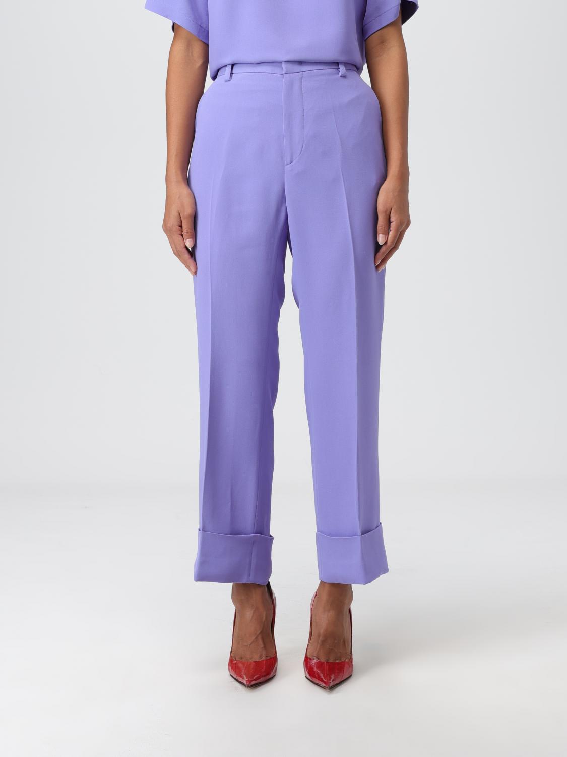 N° 21 Trousers N° 21 Woman colour Violet