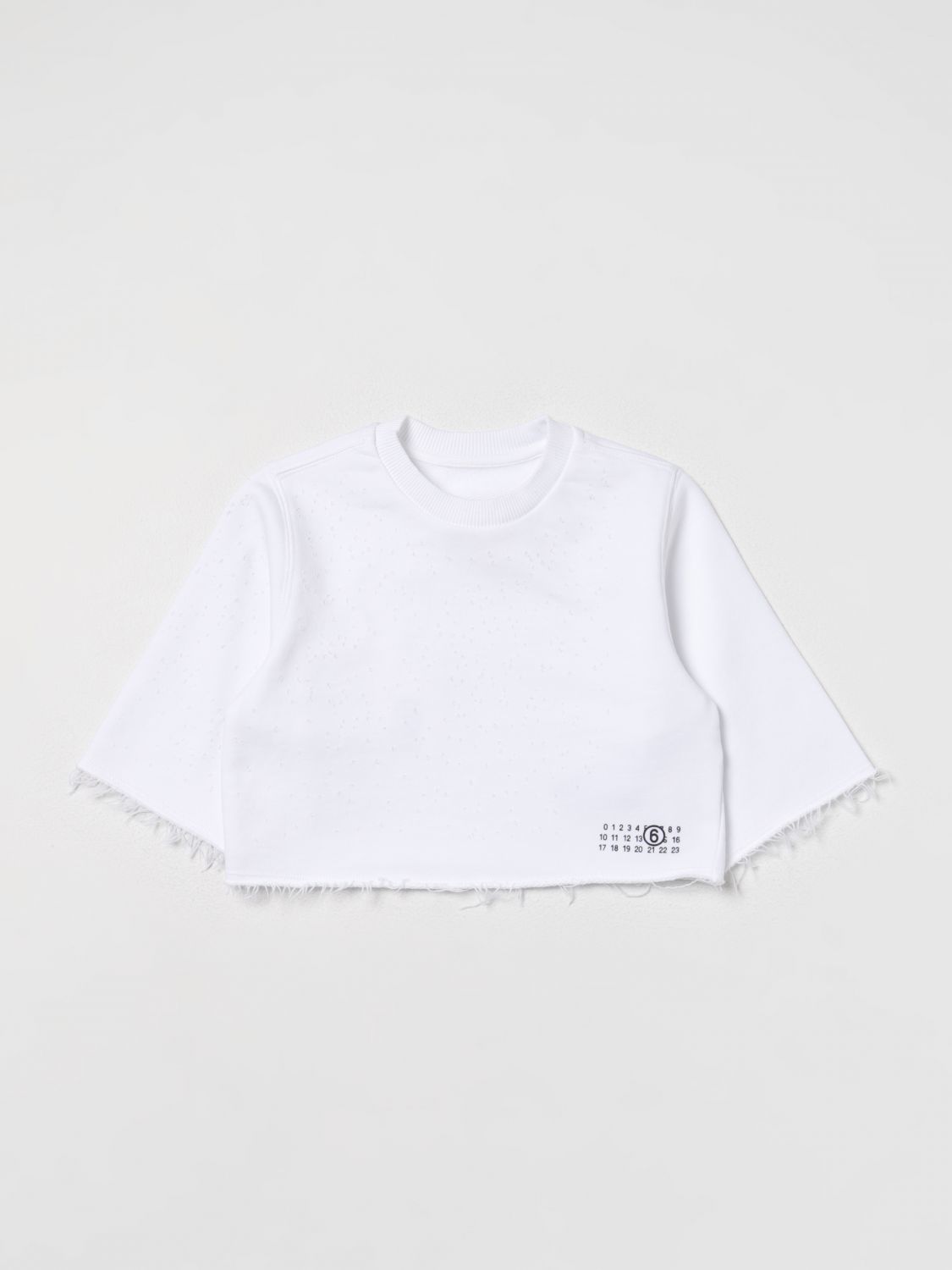 MM6 Maison Margiela Sweater MM6 MAISON MARGIELA Kids color White