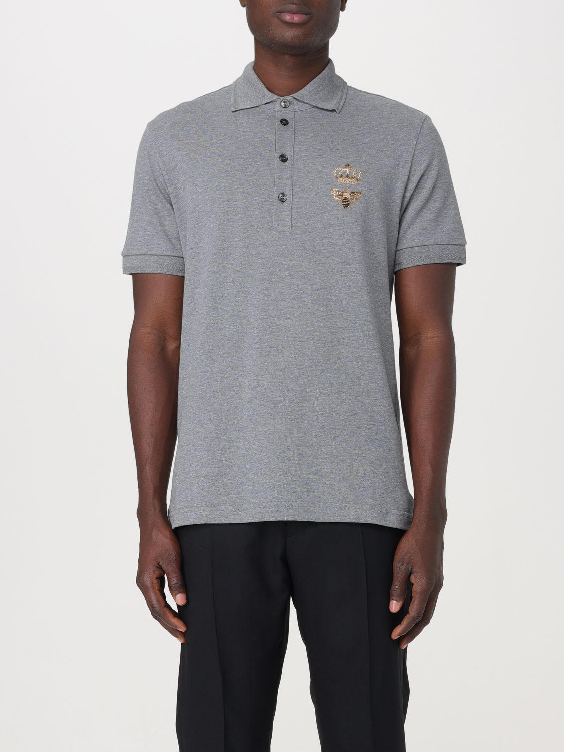 Dolce & Gabbana Polo Shirt DOLCE & GABBANA Men colour Grey