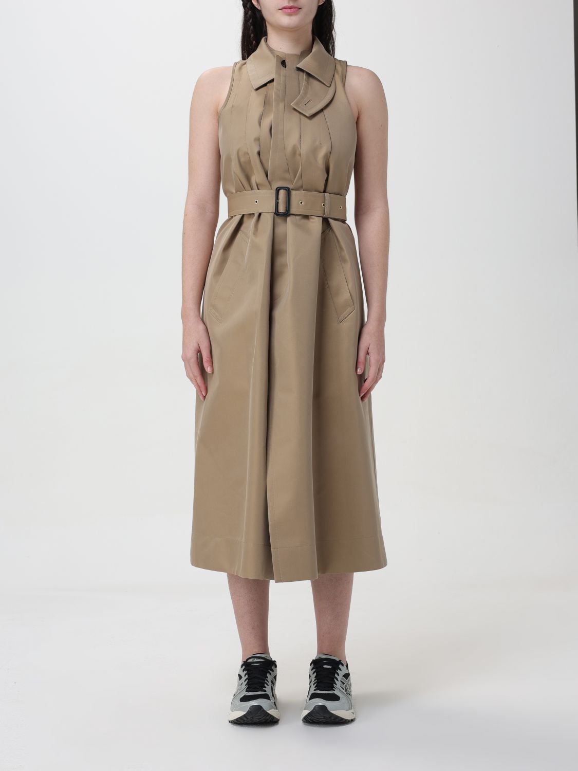 Sacai Dress SACAI Woman colour Beige