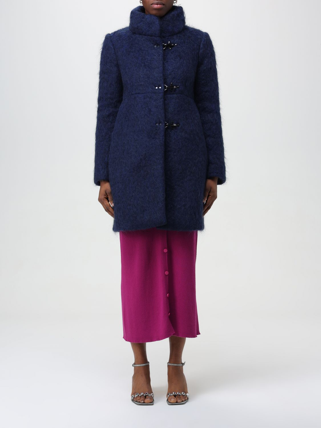 Fay Coat FAY Woman colour Petroleum Blue