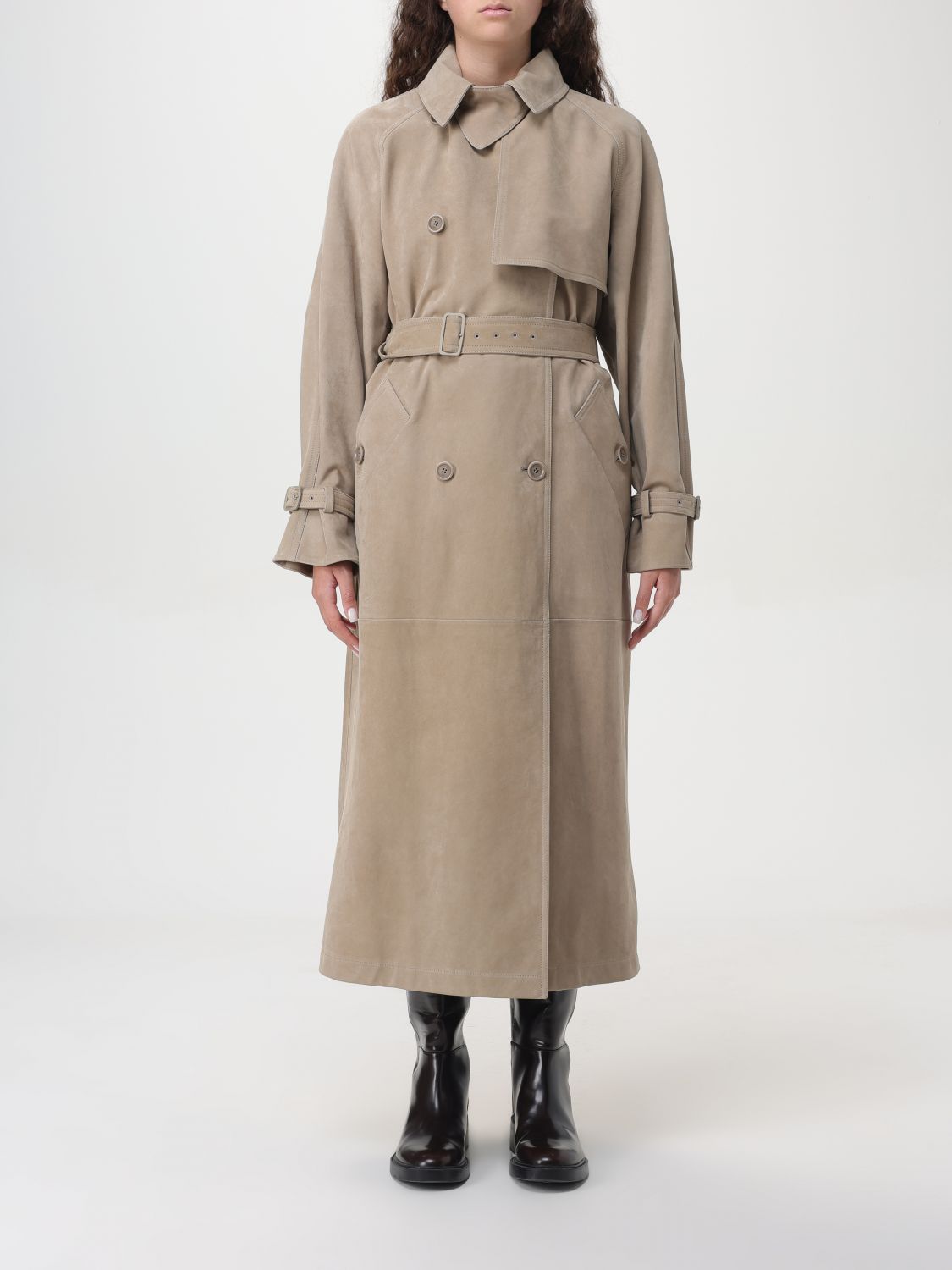 Max Mara Coat MAX MARA Woman color Natural