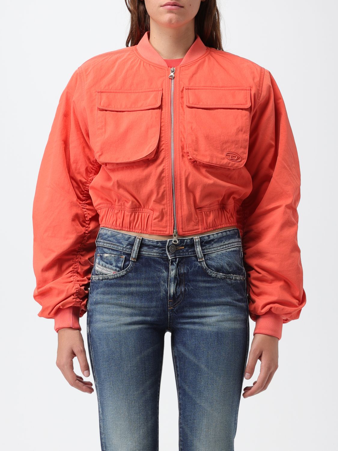 Diesel Jacket DIESEL Woman colour Orange