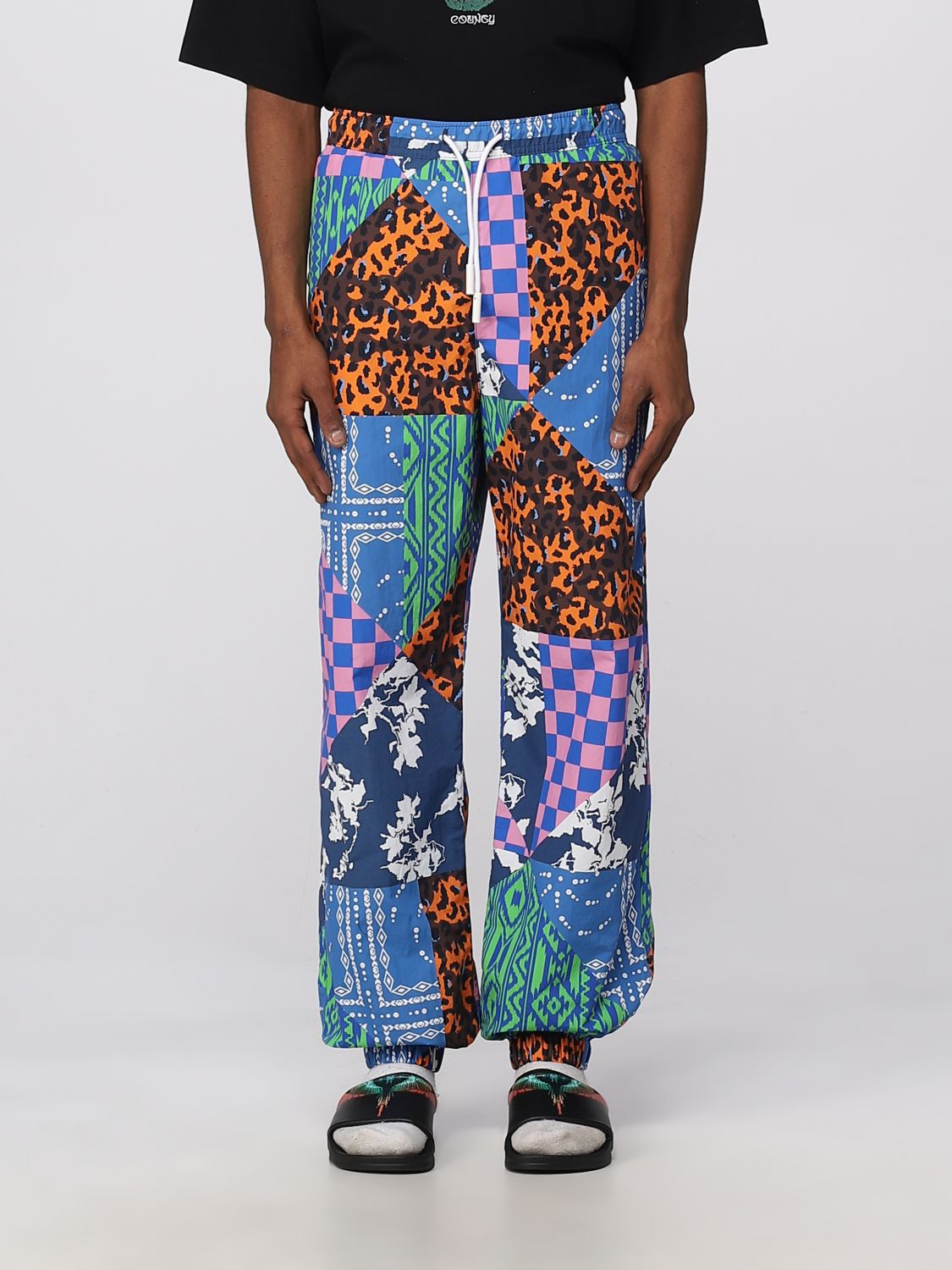 Marcelo Burlon Trousers MARCELO BURLON Men colour Blue