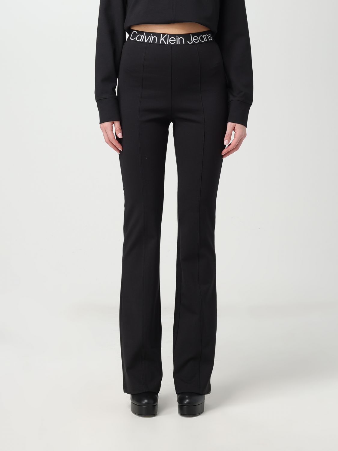 Calvin Klein Jeans Trousers CALVIN KLEIN JEANS Woman colour Black