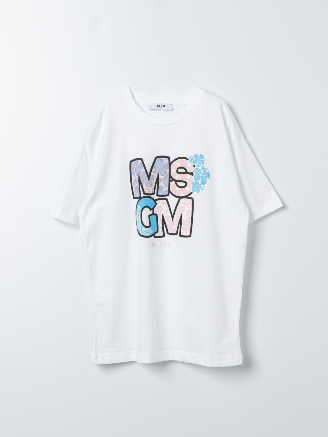 Msgm Kids T-Shirt MSGM KIDS Kids colour White