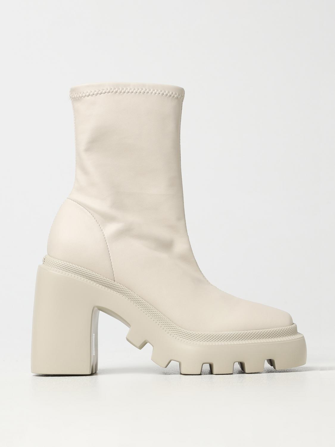 Vic Matié Flat Ankle Boots VIC MATIÉ Woman colour White