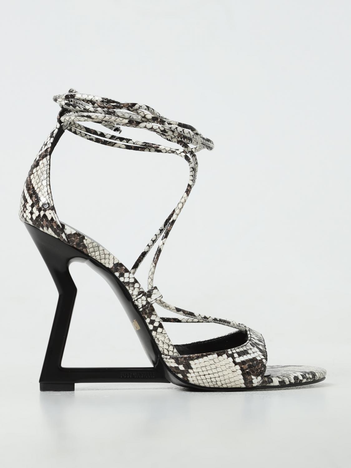 Just Cavalli Heeled Sandals JUST CAVALLI Woman colour Brown