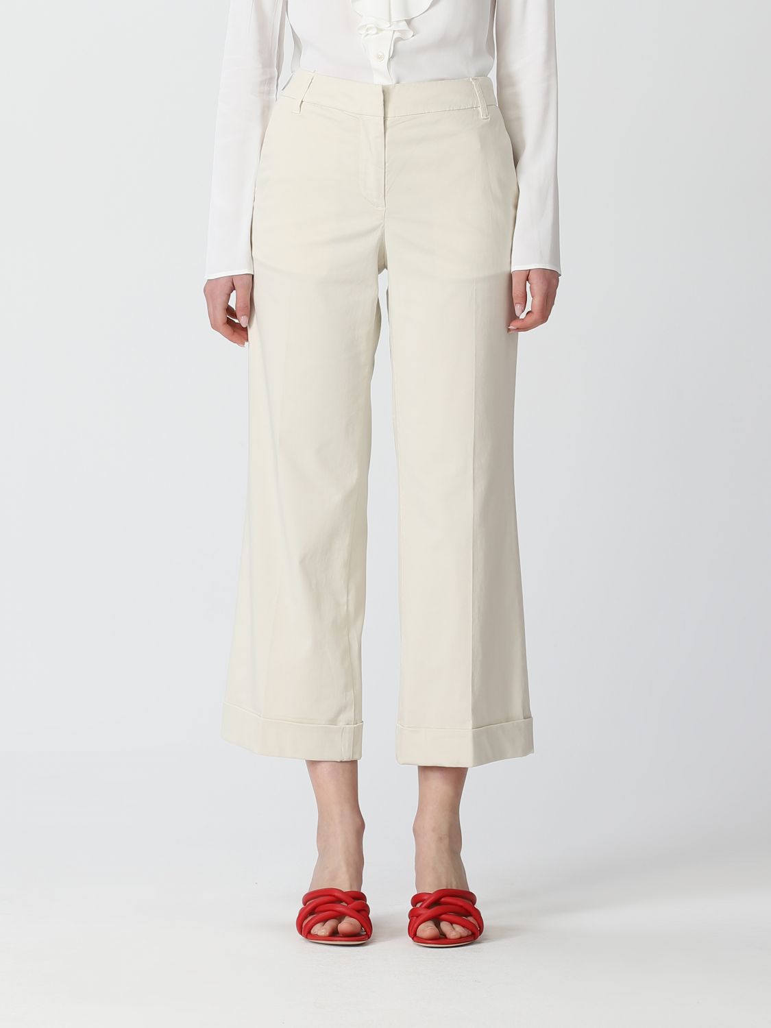 Jacob Cohën Trousers JACOB COHEN Woman colour Butter