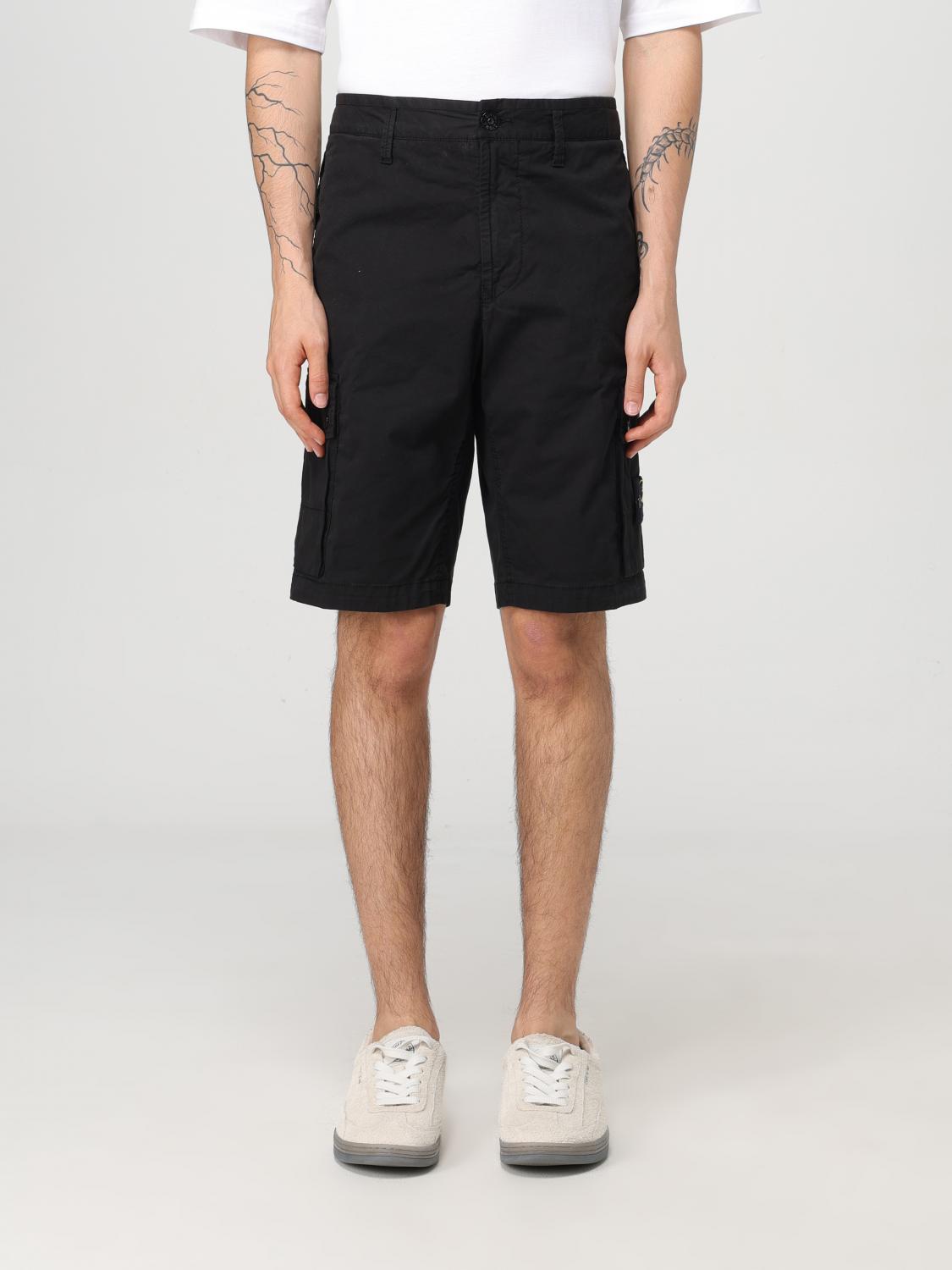 Stone Island Short STONE ISLAND Men color Black