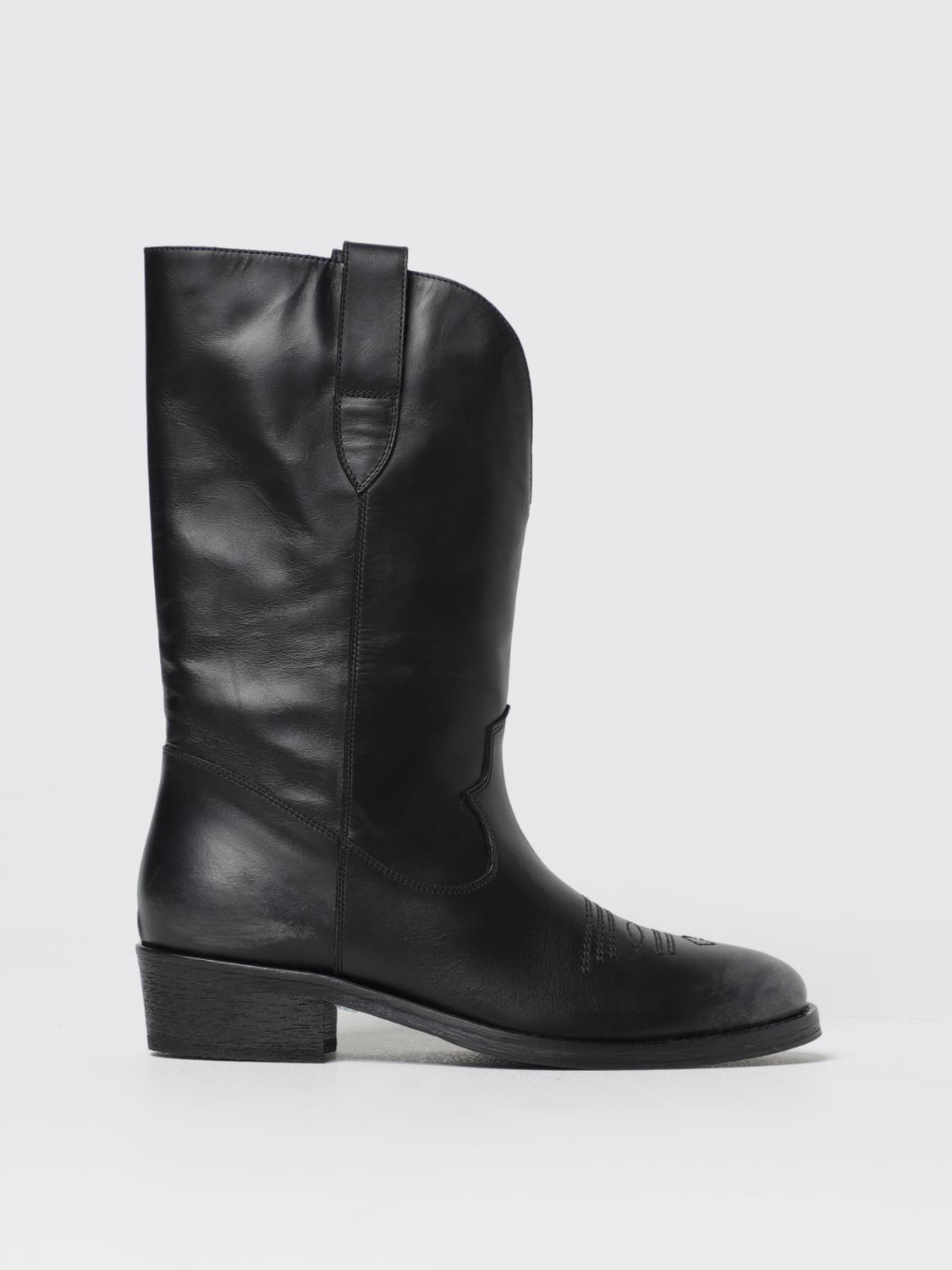 Via Roma 15 Flat Ankle Boots VIA ROMA 15 Woman colour Black