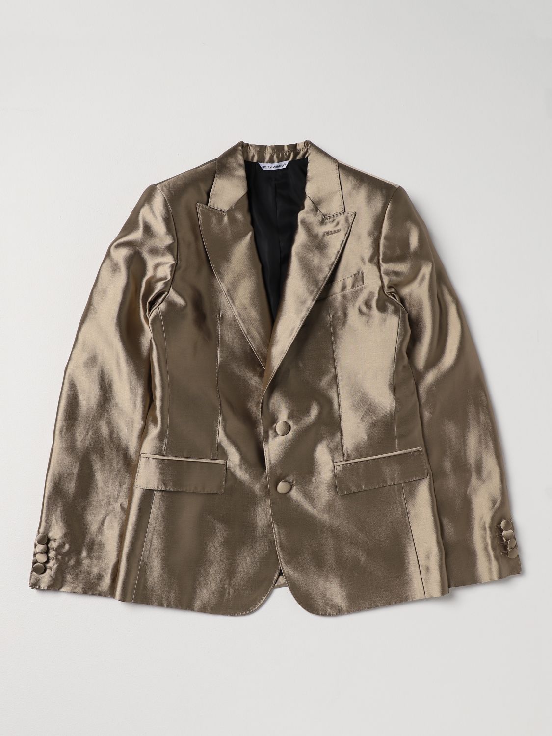 Dolce & Gabbana Blazer DOLCE & GABBANA Kids colour Gold