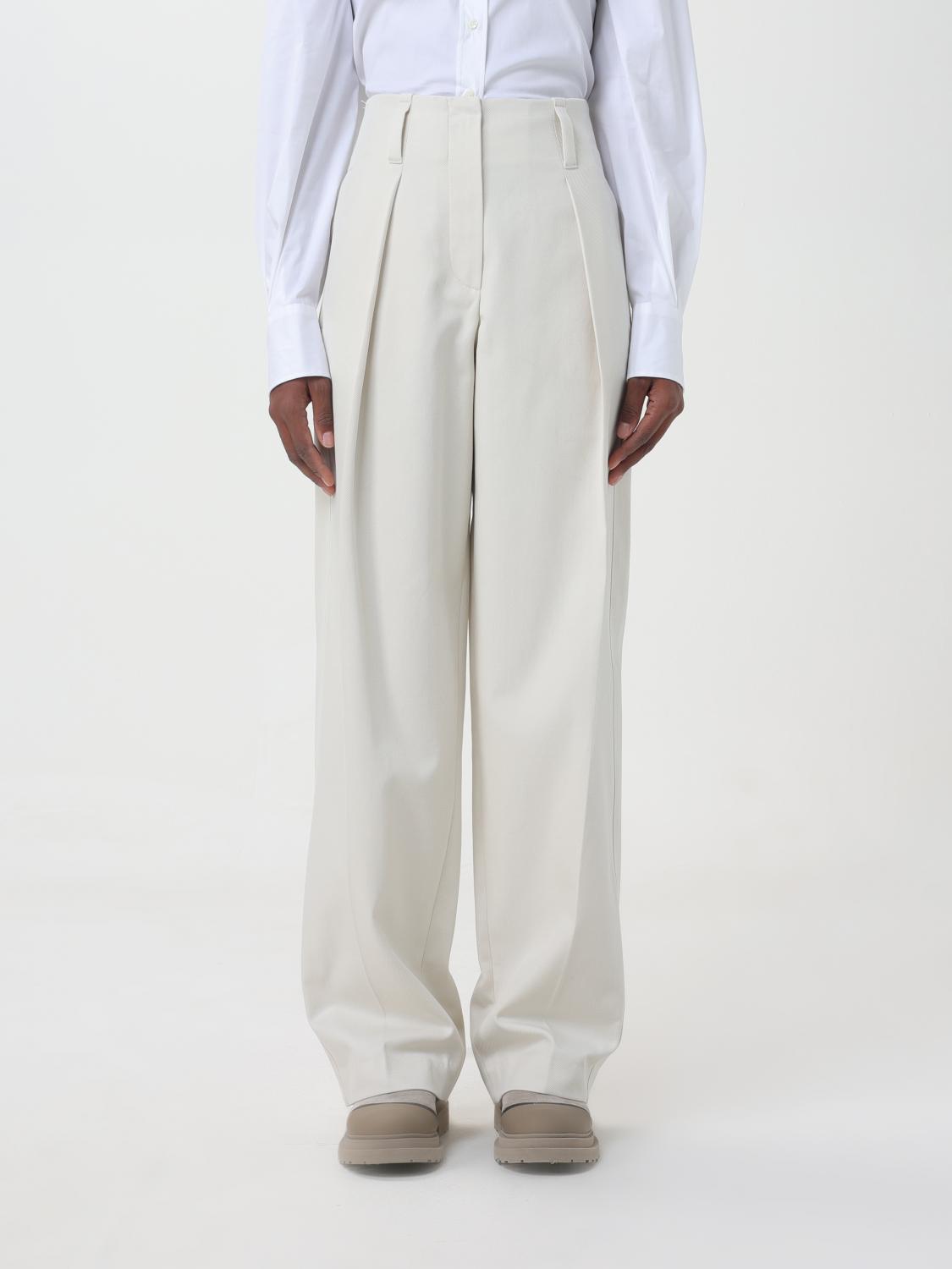 Brunello Cucinelli Trousers BRUNELLO CUCINELLI Woman colour White