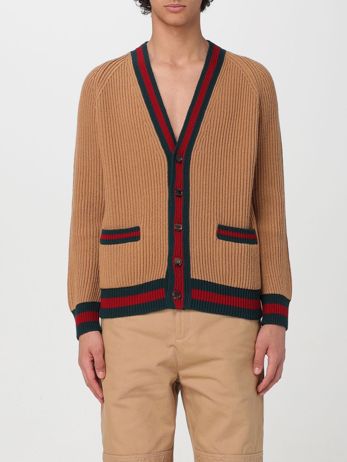 Gucci Cardigan GUCCI Men color Brown