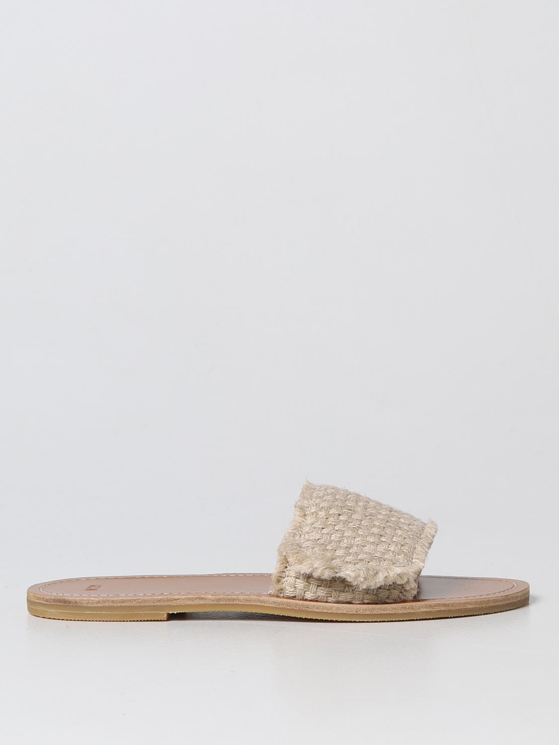 N° 21 Flat Sandals N° 21 Woman colour Beige