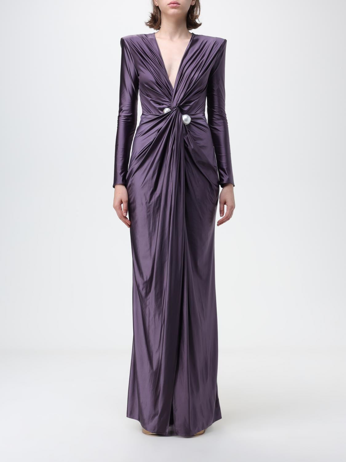 Elisabetta Franchi Dress ELISABETTA FRANCHI Woman colour Plum