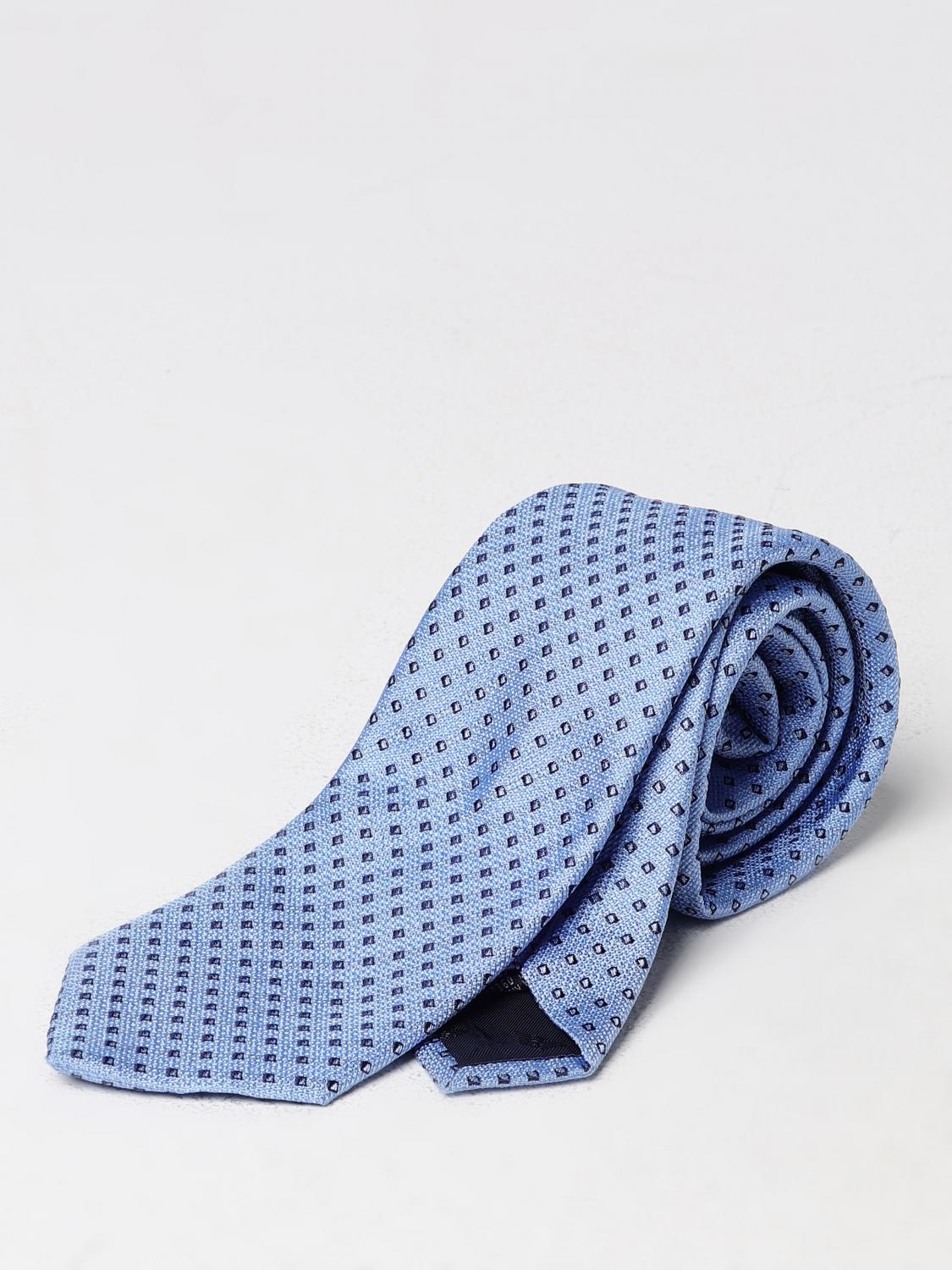 Emporio Armani Tie EMPORIO ARMANI Men color Gnawed Blue