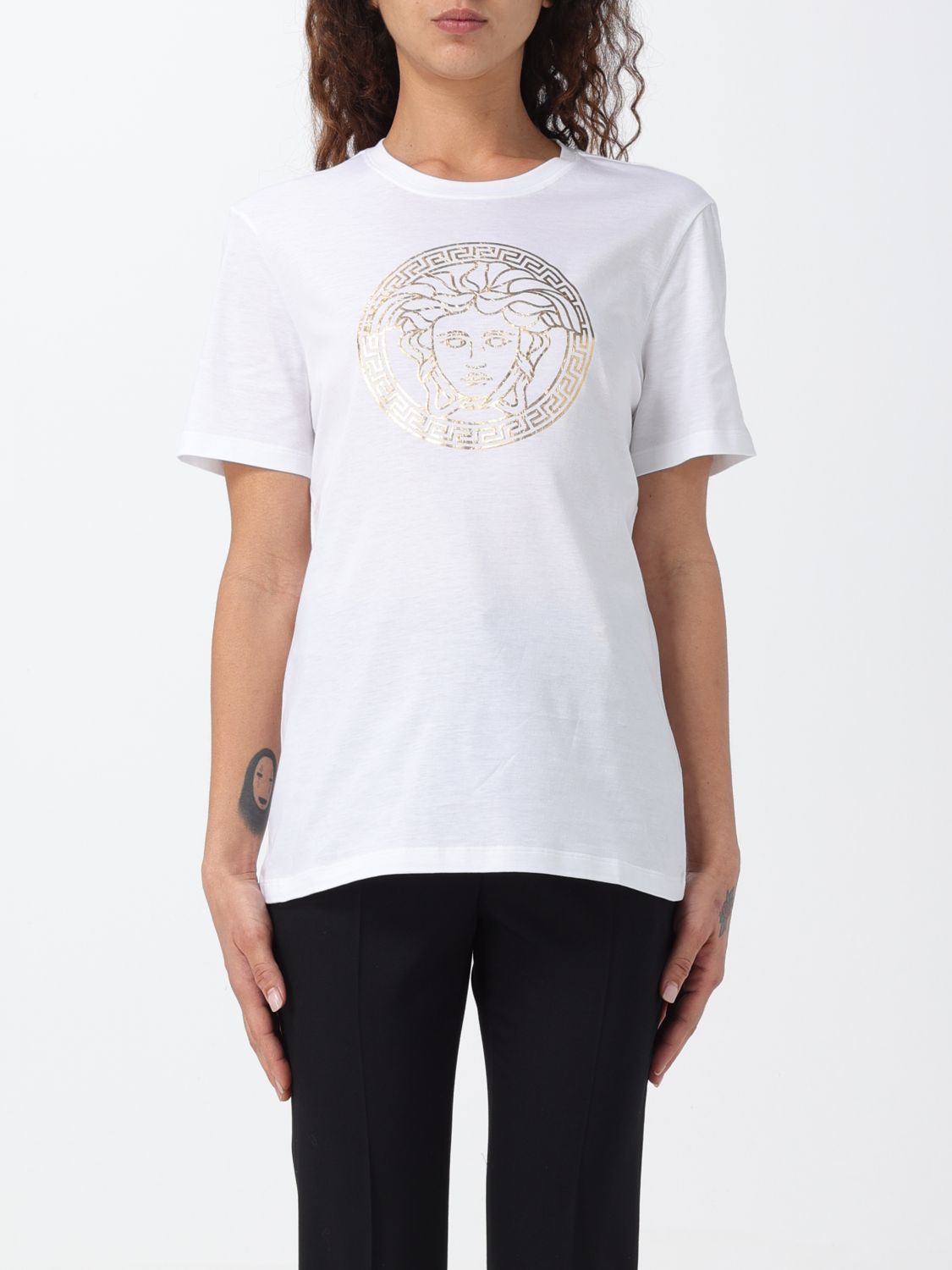 Versace T-Shirt VERSACE Woman colour White