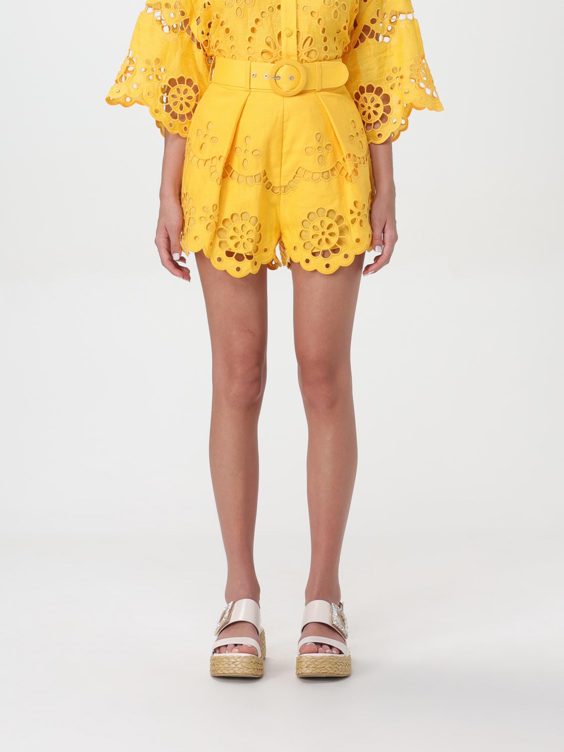 Zimmermann Short ZIMMERMANN Woman color Yellow