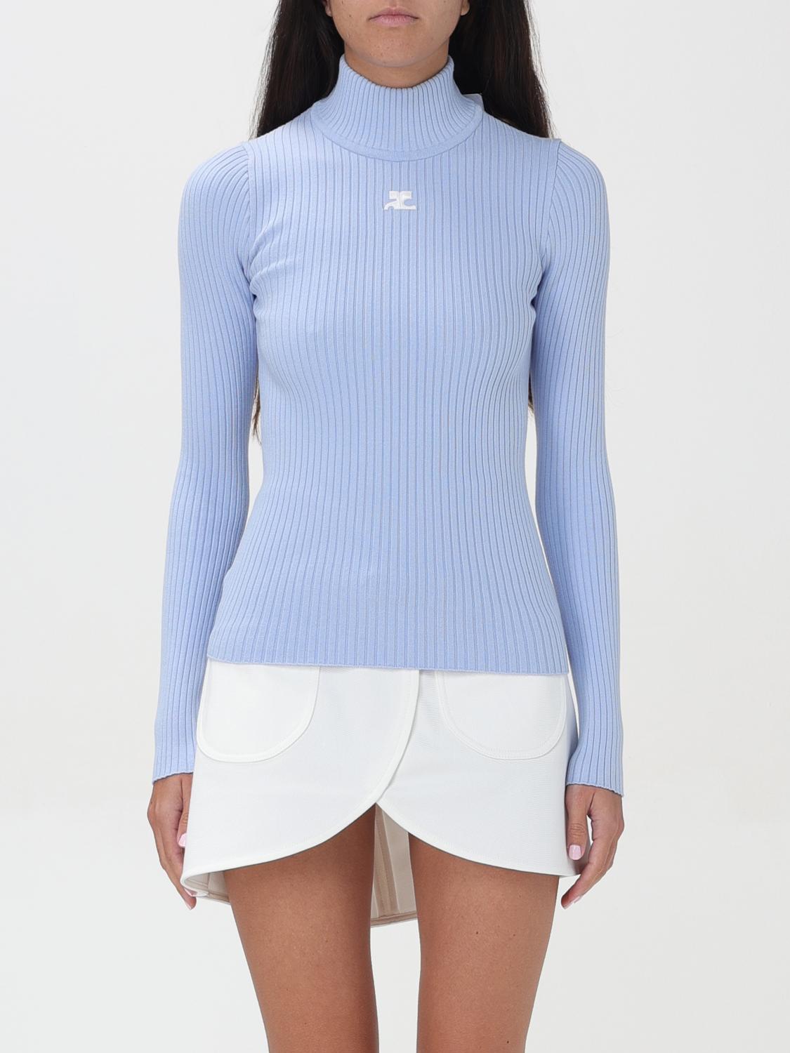 Courrèges Sweater COURRÈGES Woman color Blue