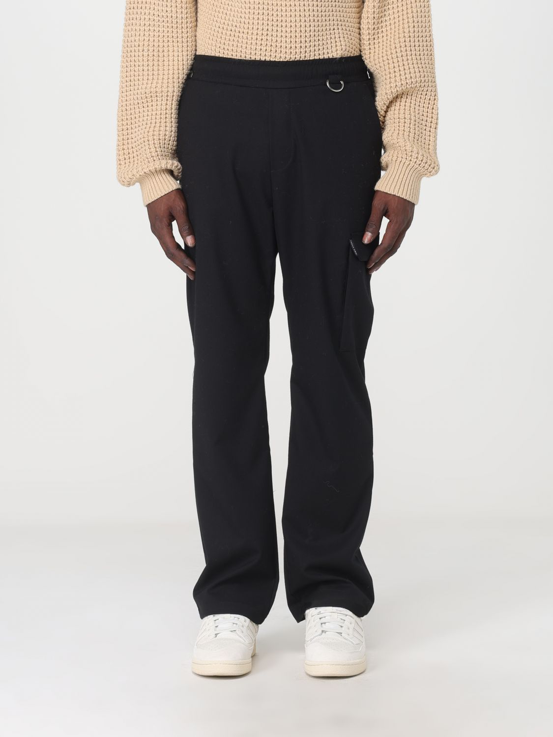 Family First Trousers FAMILY FIRST Men colour Black