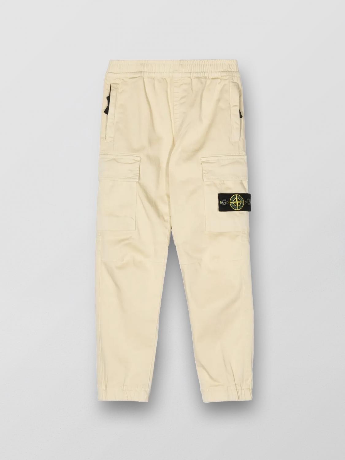 Stone Island Junior Pants STONE ISLAND JUNIOR Kids color Beige